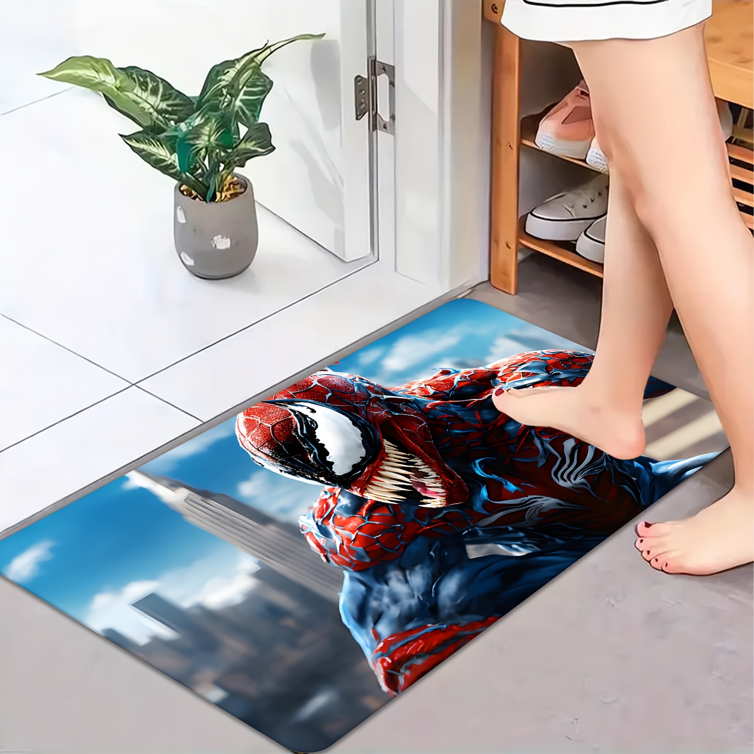 Home Textiles City - Marvel 1pc Cartoon Print Themed Rug