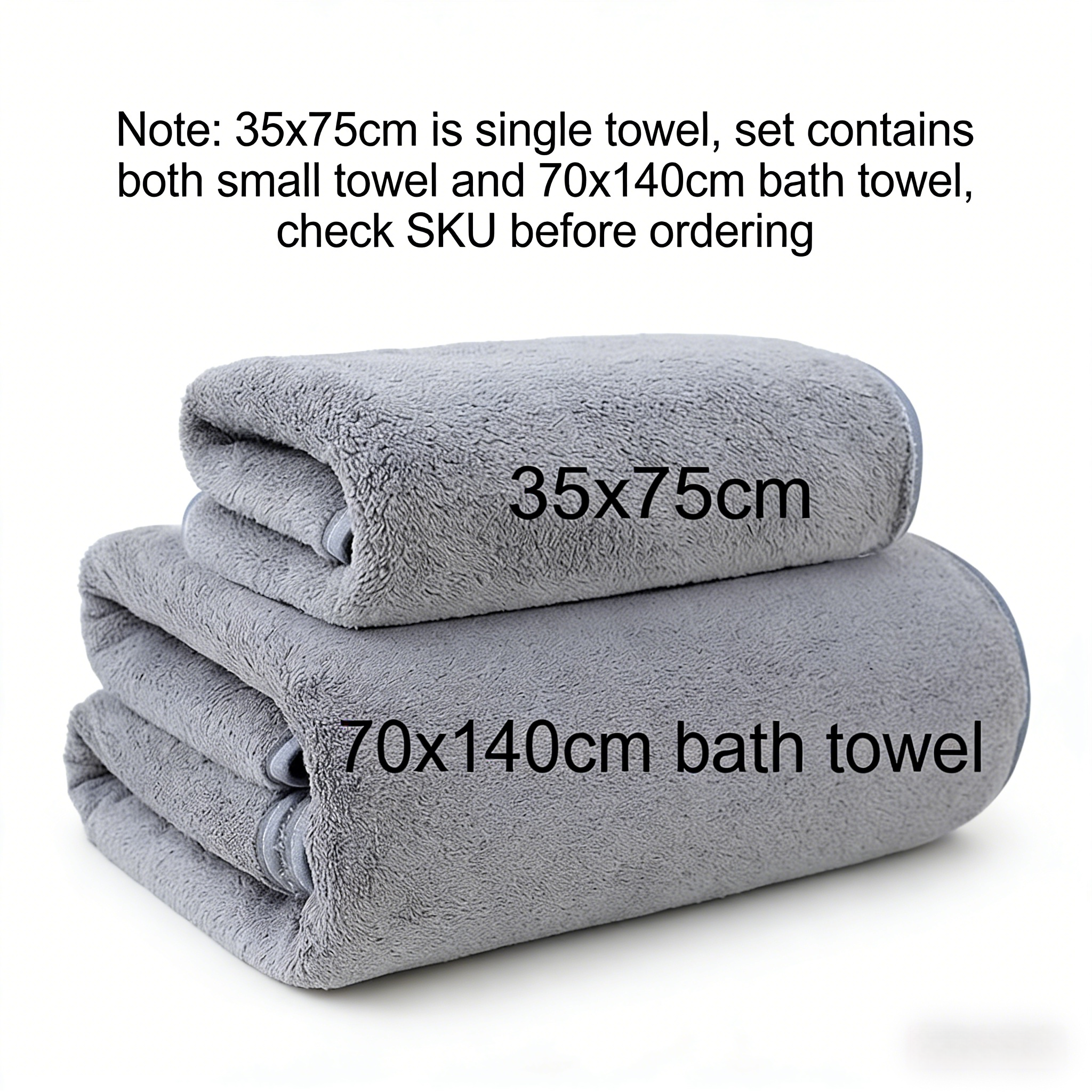 Home Textiles Face Towel - Coral Fleece Thickened Towel and Bath