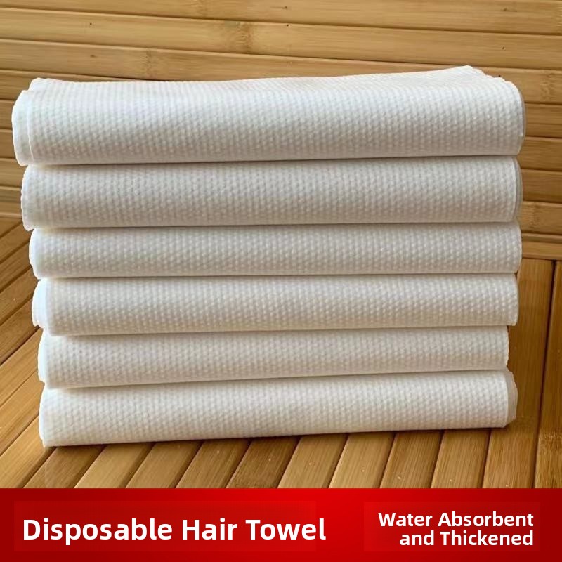 Home Textiles Face Towel - Disposable Thickened Wood Pulp Towel Non-Woven