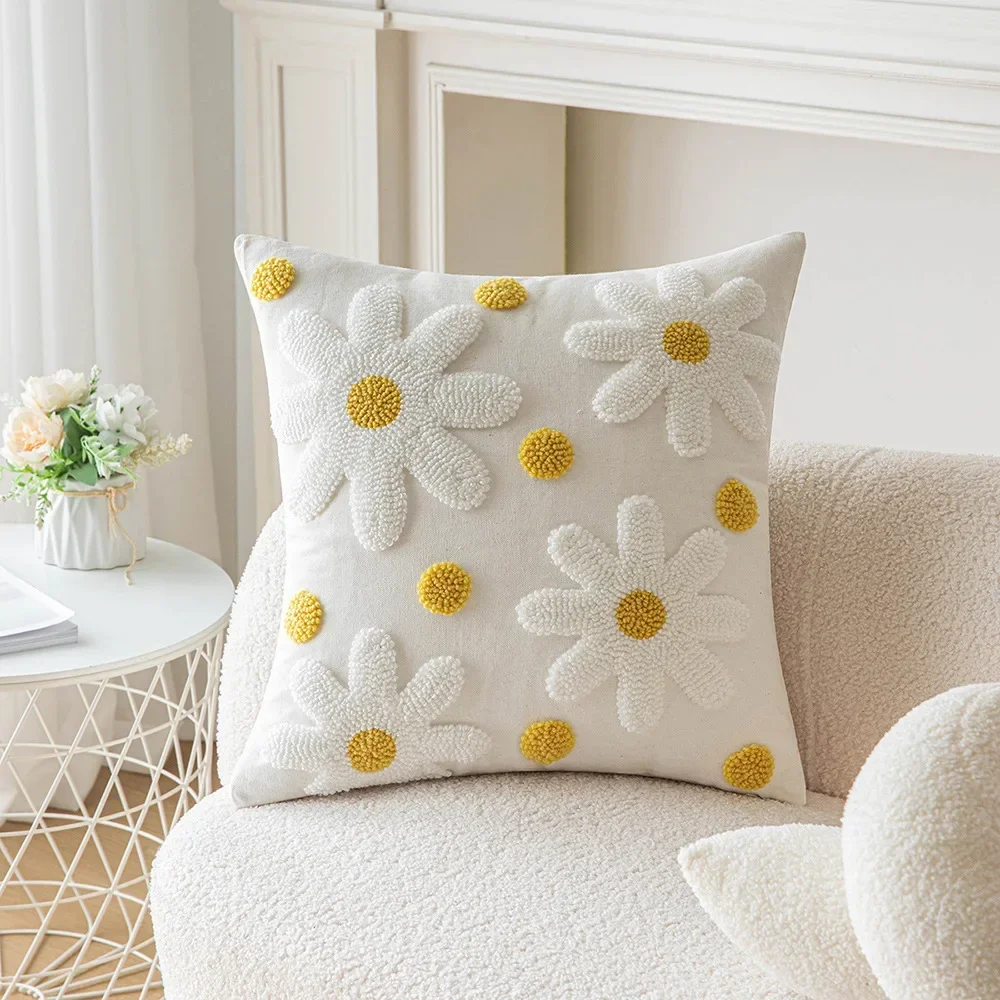 Pillow Cover 20X20 - Fundas de almohada con flores, fundas