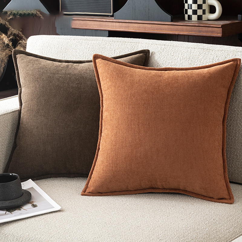 Retro Soft Chenille Throw Pill - Pillow Cover 20X20 avis et prix