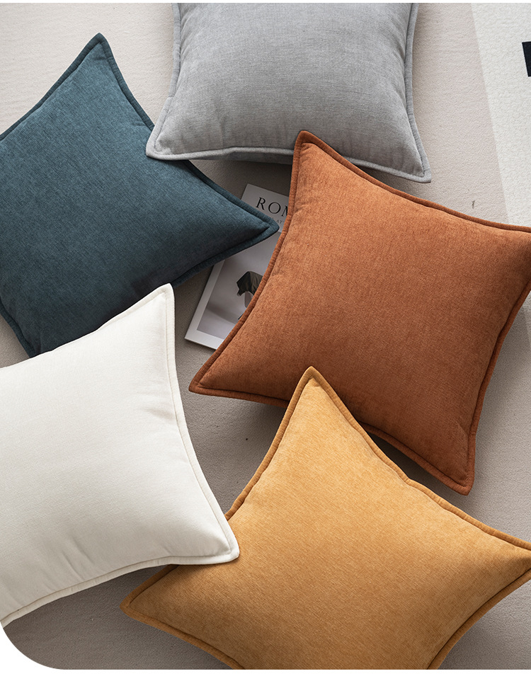 Retro Soft Chenille Throw Pill - Pillow Cover 20X20 avis et prix