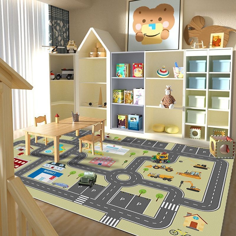 Cartoon children's floor mat c - Home Textiles City avis et prix