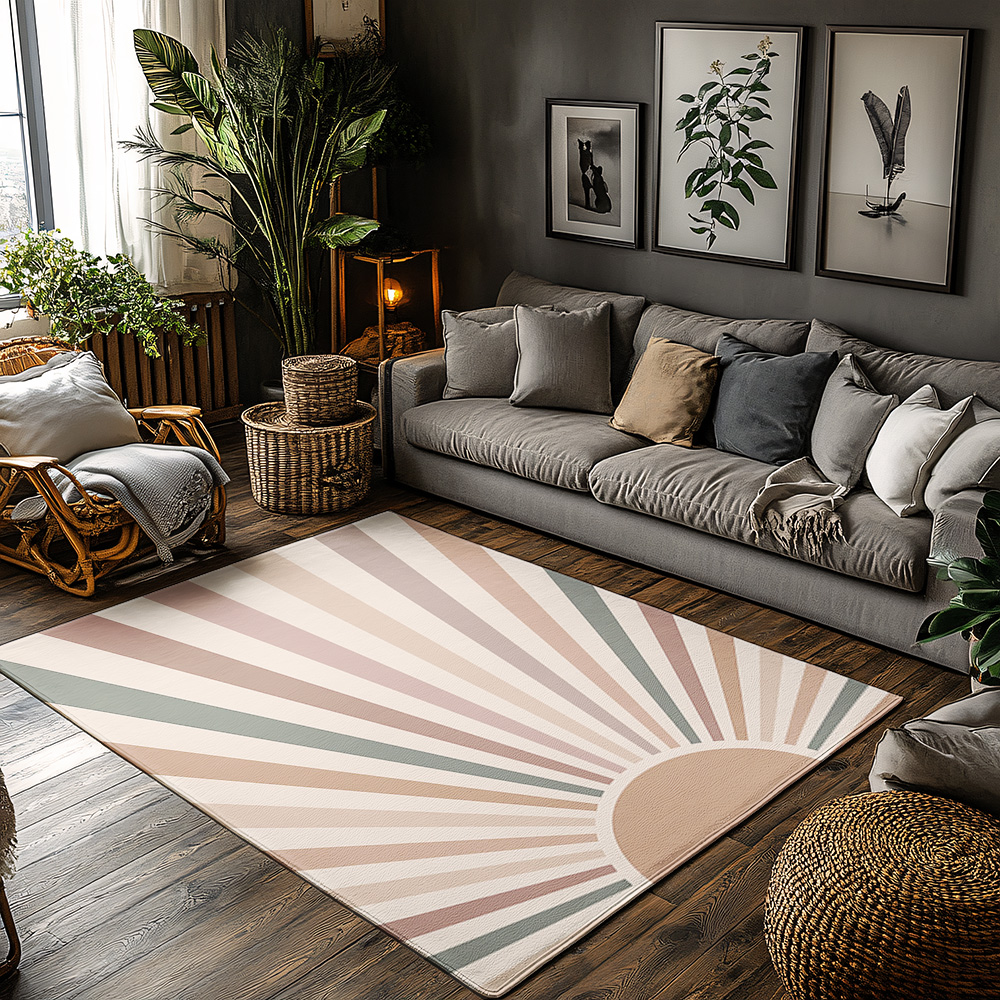 Boho Sunrise Rug Aesthetic Roo - Sunrise Home Textiles & Apparel avis et prix