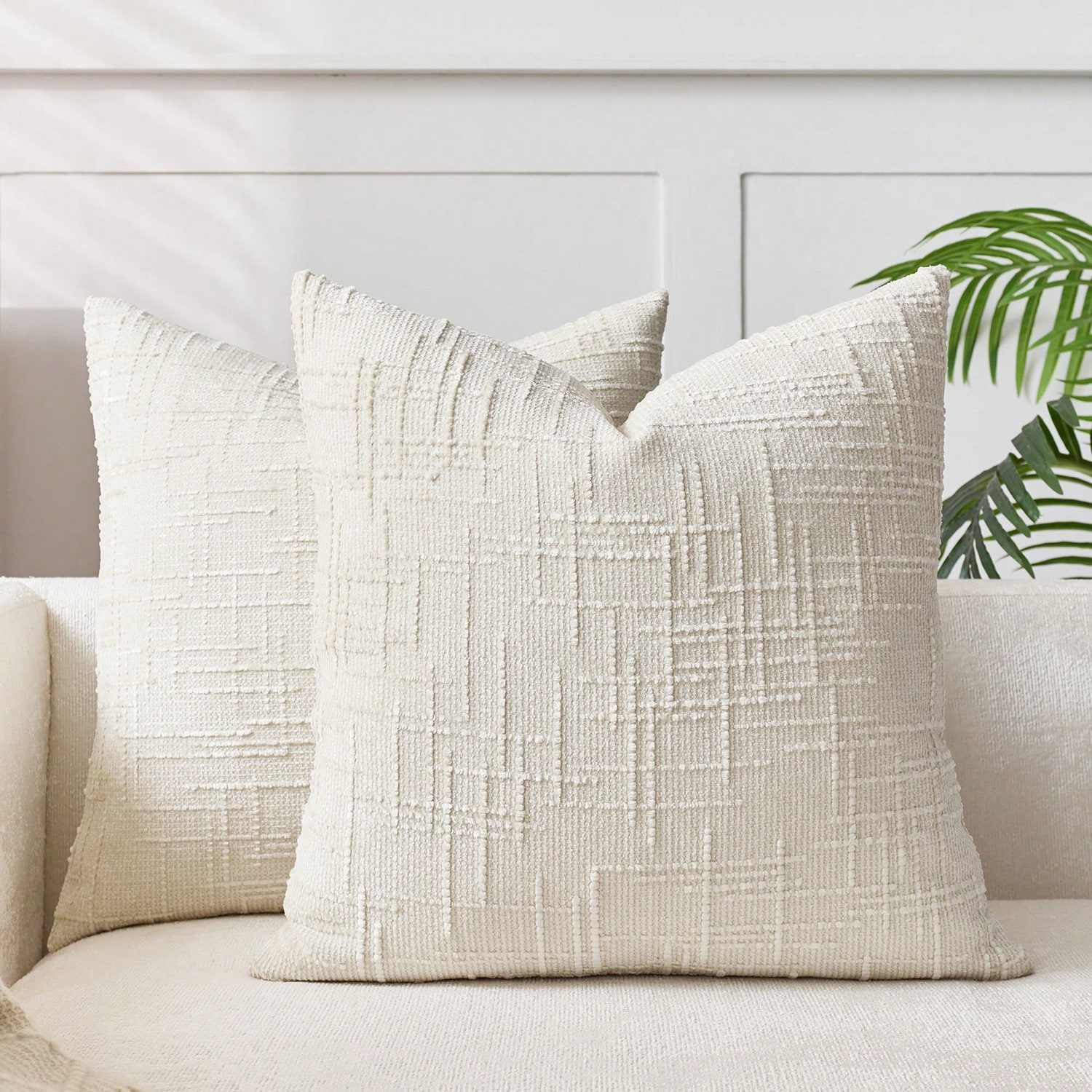 1pcs Khaiki Chenille Cushion C - Pillow Cover 20X20 avis et prix
