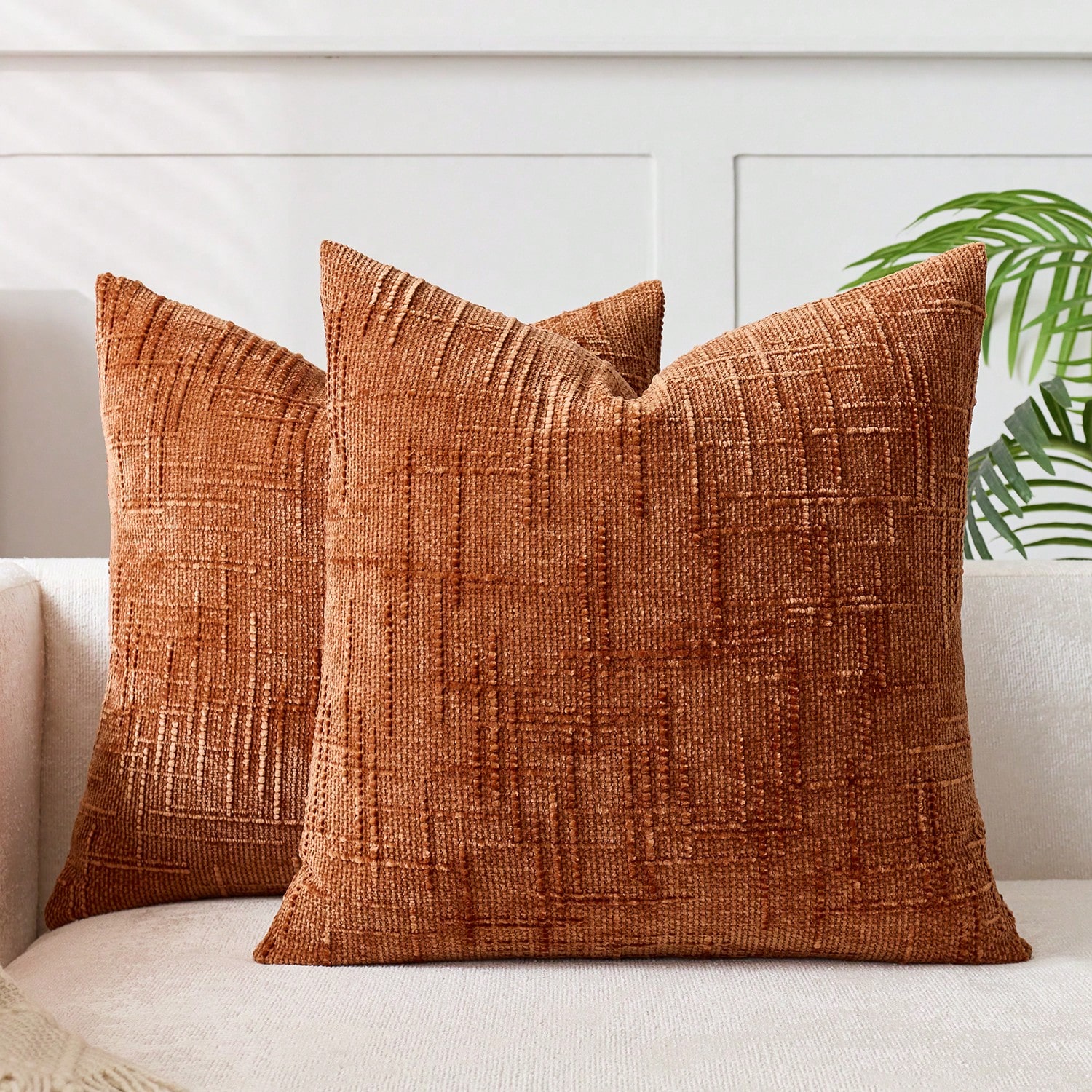 1pcs Khaiki Chenille Cushion C - Pillow Cover 20X20 avis et prix