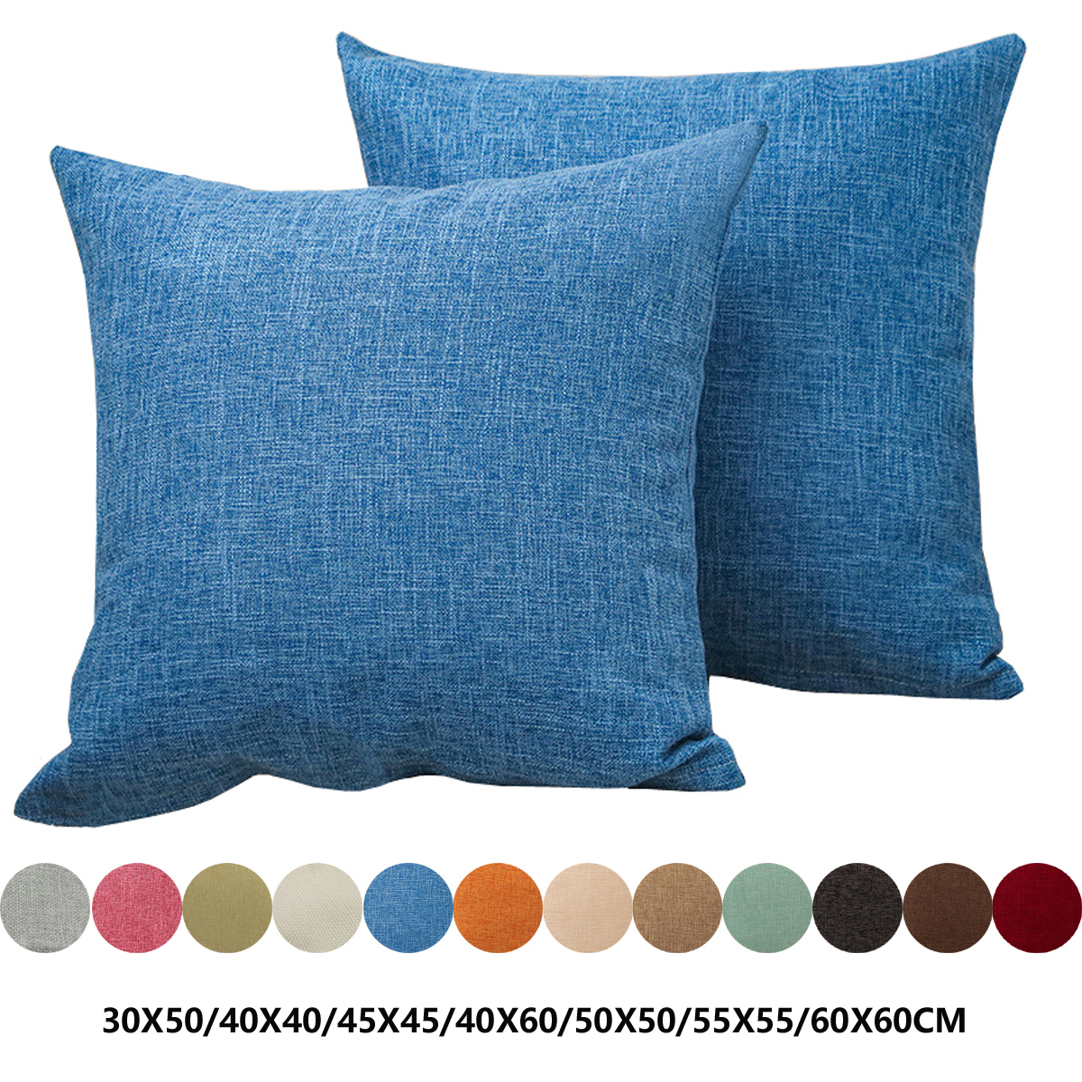 Solid Color Throw Pillow Cover - Pillow Cover 20X20 avis et prix