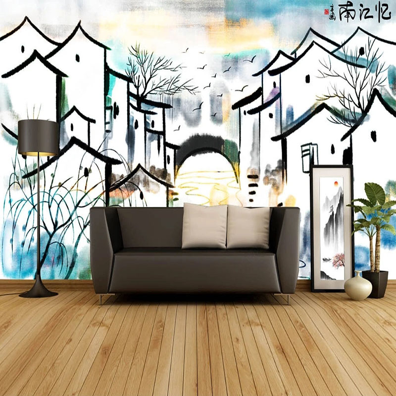 Custom Mural Wallpaper Chinese - Home Textiles City avis et prix