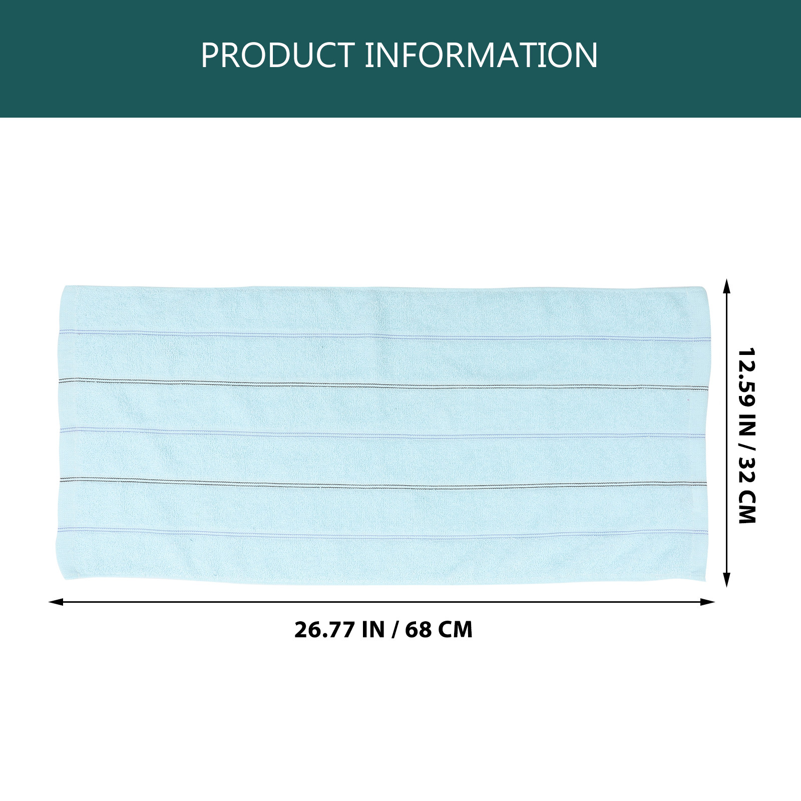 4Pcs Striped Cotton Hand Towel - Home Textiles Face Towel avis et prix