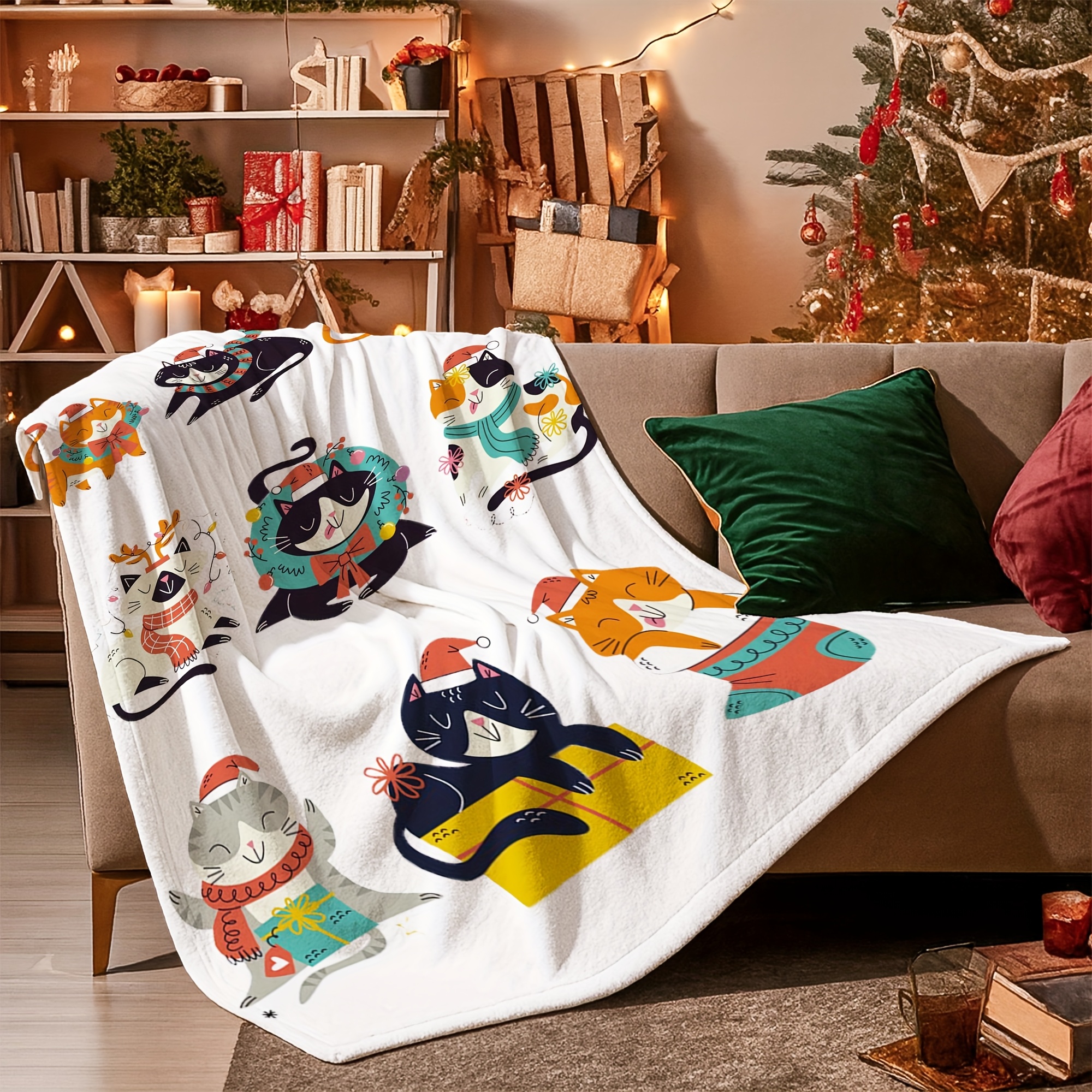 Interesting cat face patterns  - Home Textiles Face Towel avis et prix