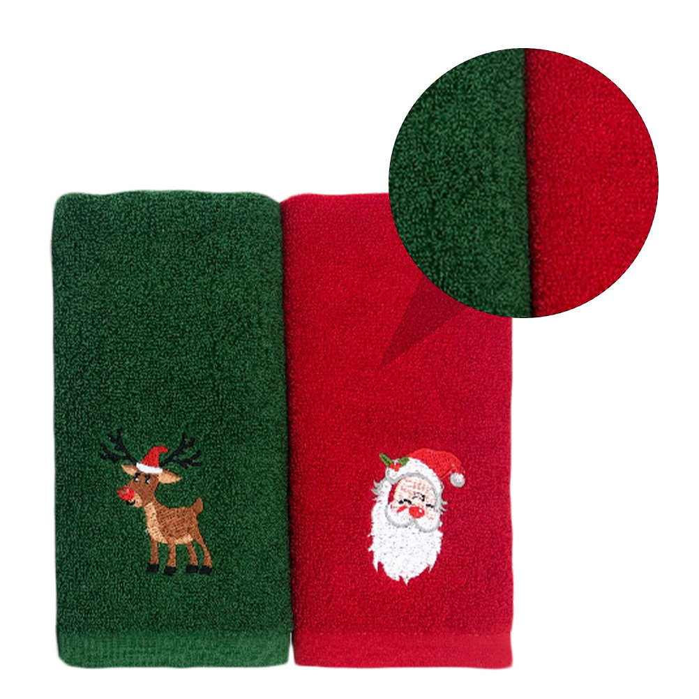 2Pcs Christmas Cotton Towel Xm - Home Textiles Pakistan avis et prix