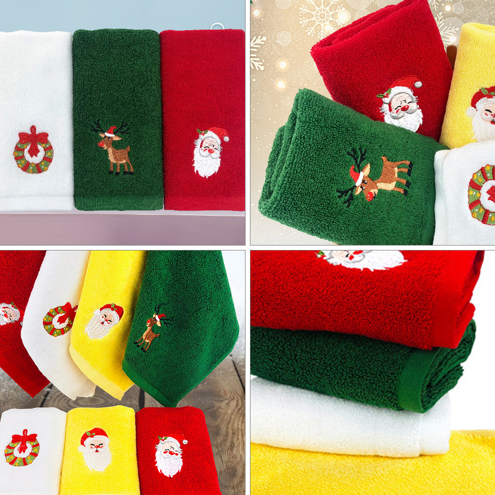 2Pcs Christmas Cotton Towel Xm - Home Textiles Pakistan avis et prix