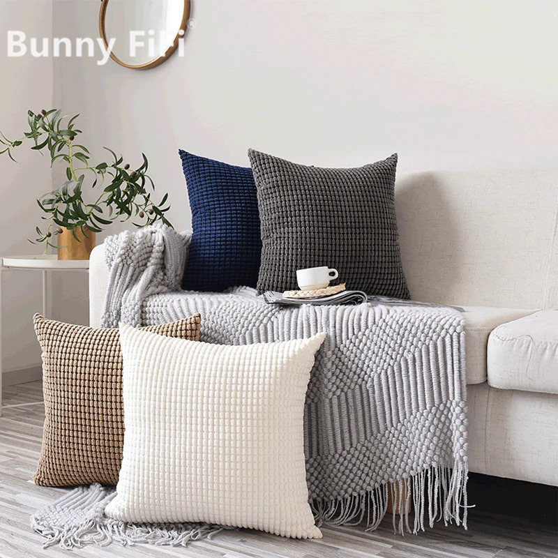 Soft Corduroy Corn Grain Home  - Pillow Cover 20X20 avis et prix
