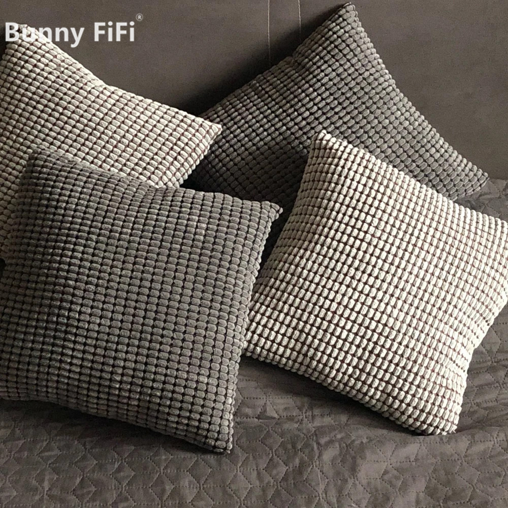Soft Corduroy Corn Grain Home  - Pillow Cover 20X20 avis et prix