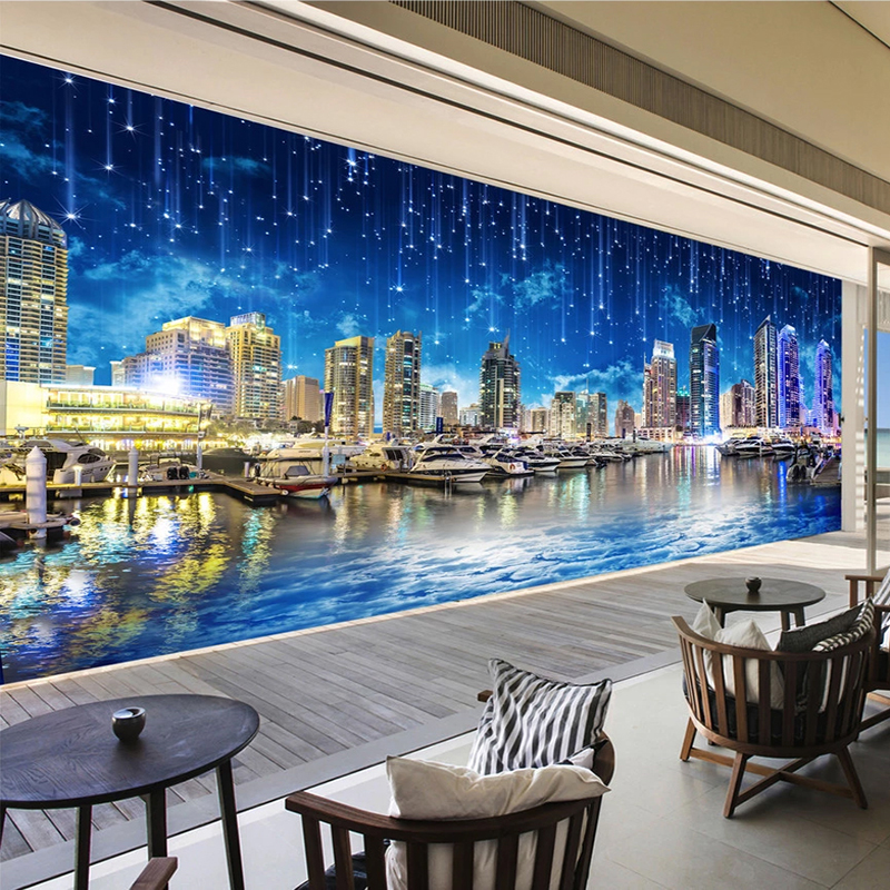 Custom Mural Non-woven Wallpap - Home Textiles City avis et prix