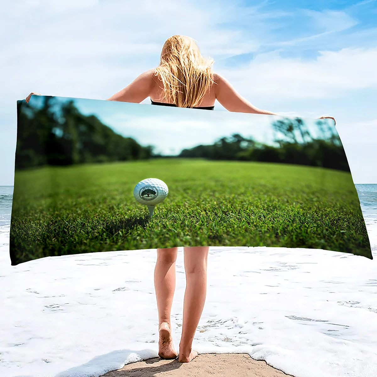 Sport Ball Golf Beach Towels,G - Home Textiles Face Towel avis et prix