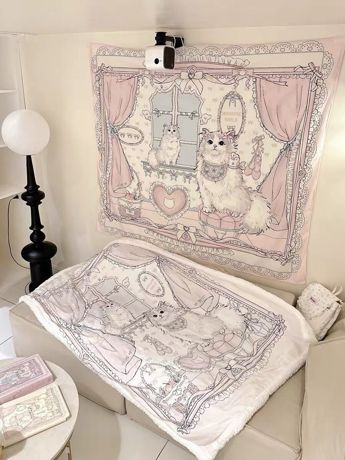 Cute Textile City Pink Girl Ca - Home Textiles City avis et prix