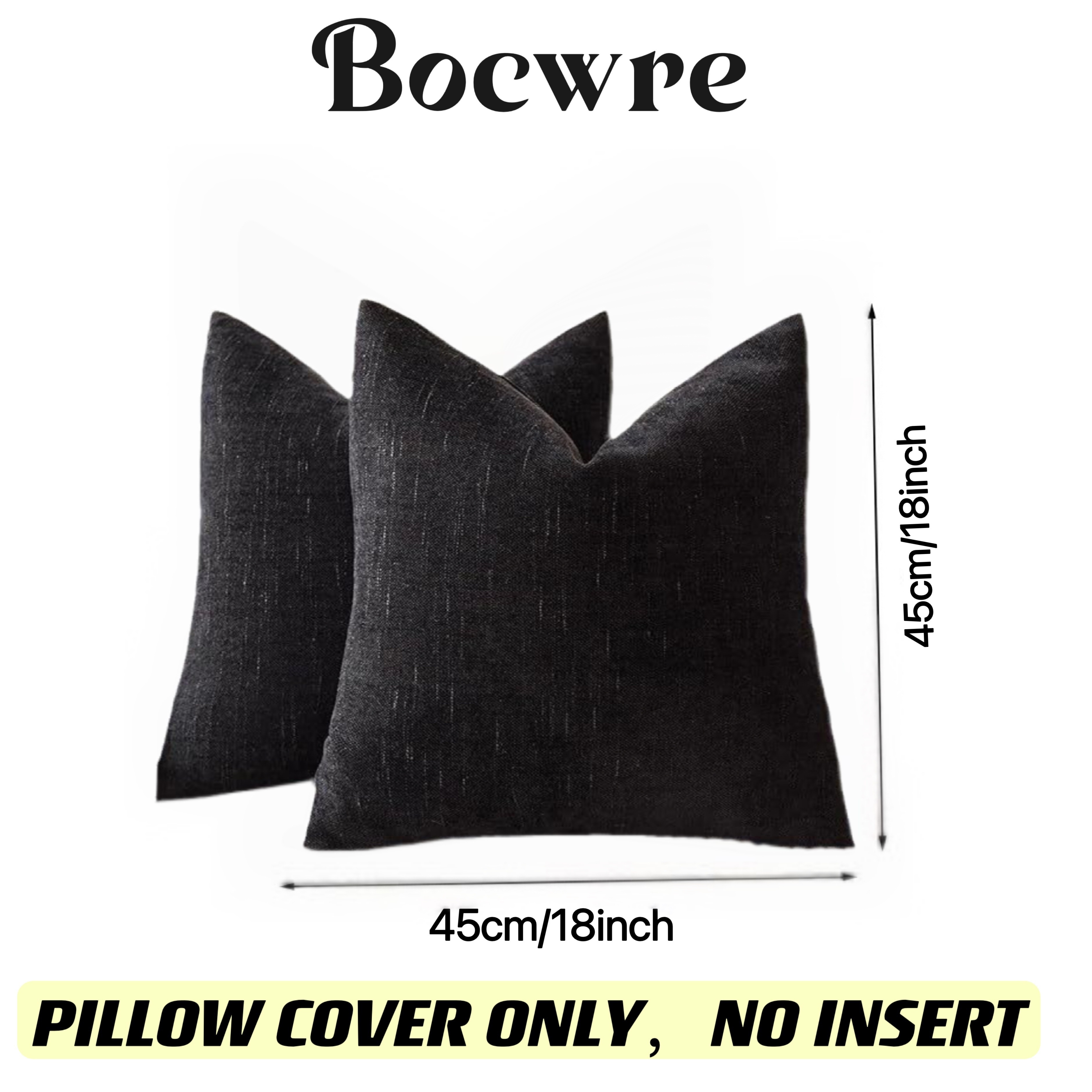 Brown Bohemian Style Soft Text - Pillow Cover 20X20 avis et prix