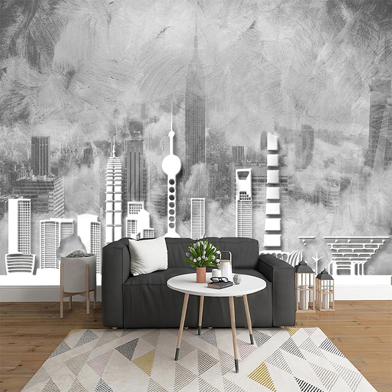 Custom 3D Wallpaper Mural Retr - Home Textiles City avis et prix