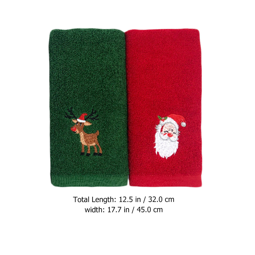2pcs Embroidery Towel Set Chri - Home Textiles Pakistan avis et prix