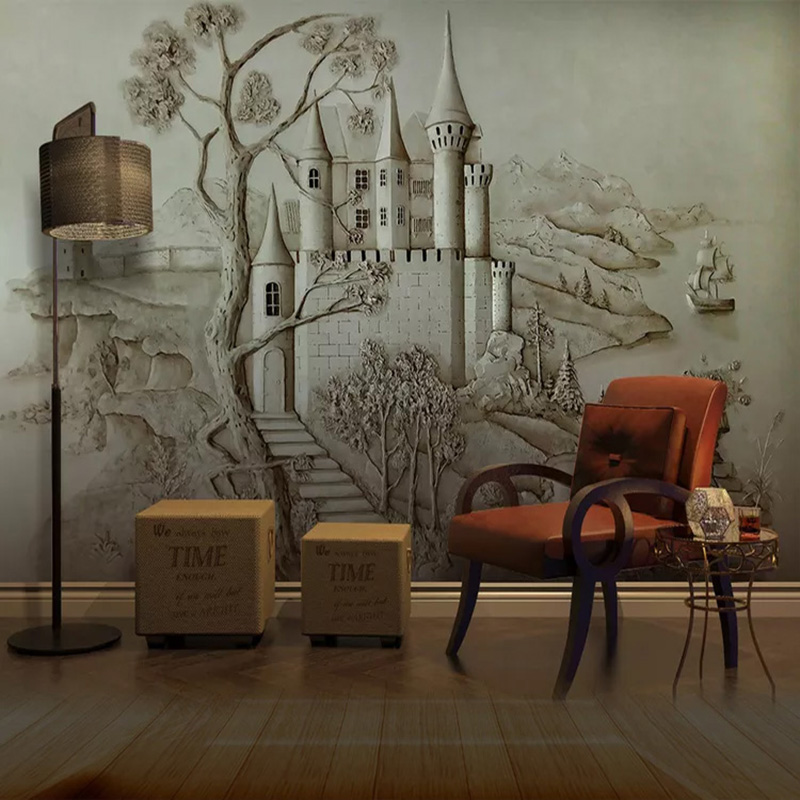 3D Architectural Wall Mural Mo - Home Textiles City avis et prix