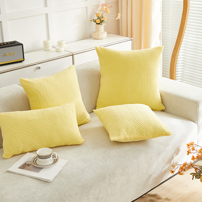 1pc Square Cushion Cover Zippe - Pillow Cover 20X20 avis et prix