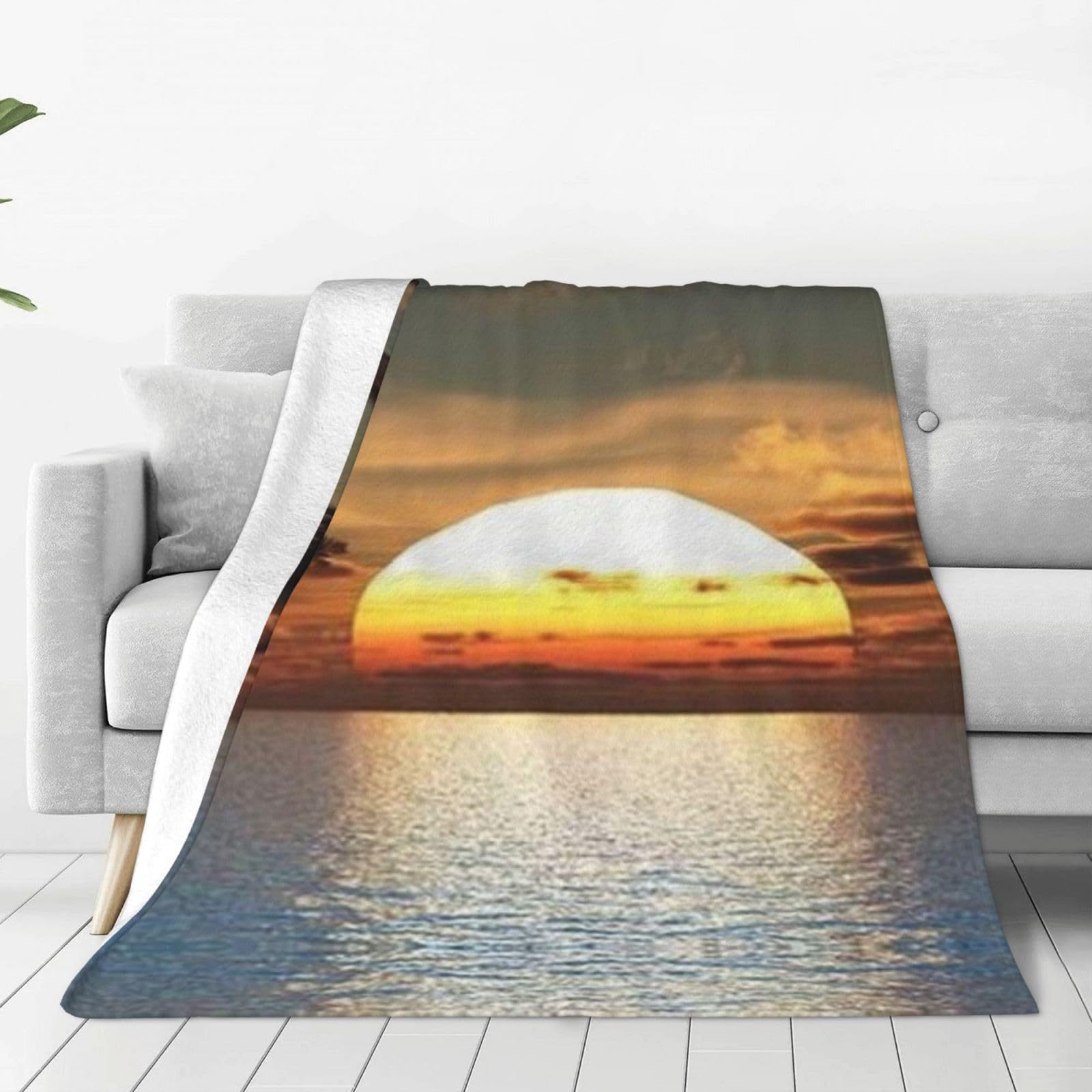 Tropical Ocean Sunrise Printed - Sunrise Home Textiles & Apparel avis et prix