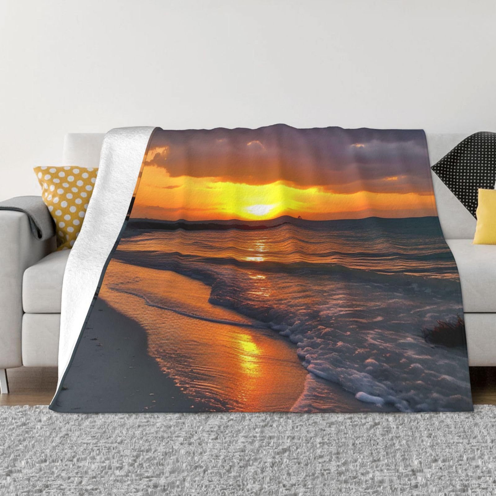 Tropical Ocean Sunrise Printed - Sunrise Home Textiles & Apparel avis et prix
