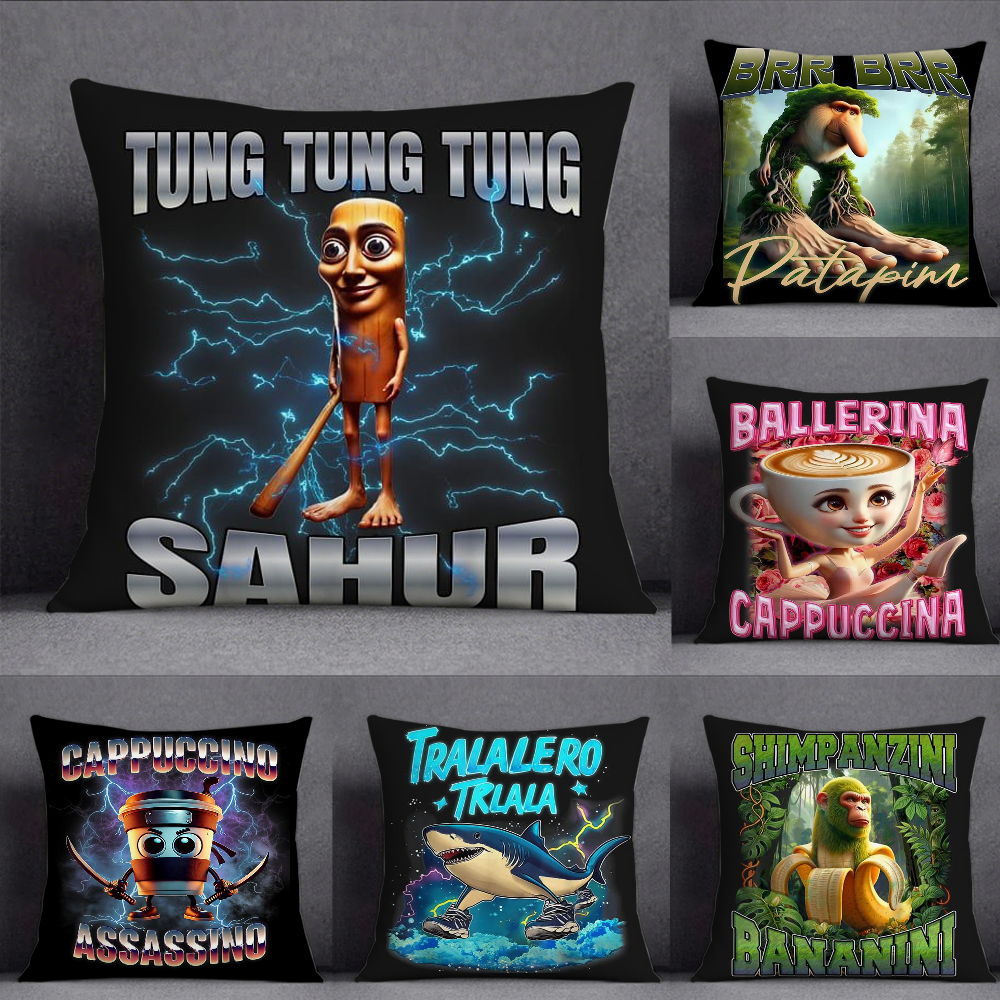 ITALlAN Brainrot Creative anim - Pillow Cover 20X20 avis et prix