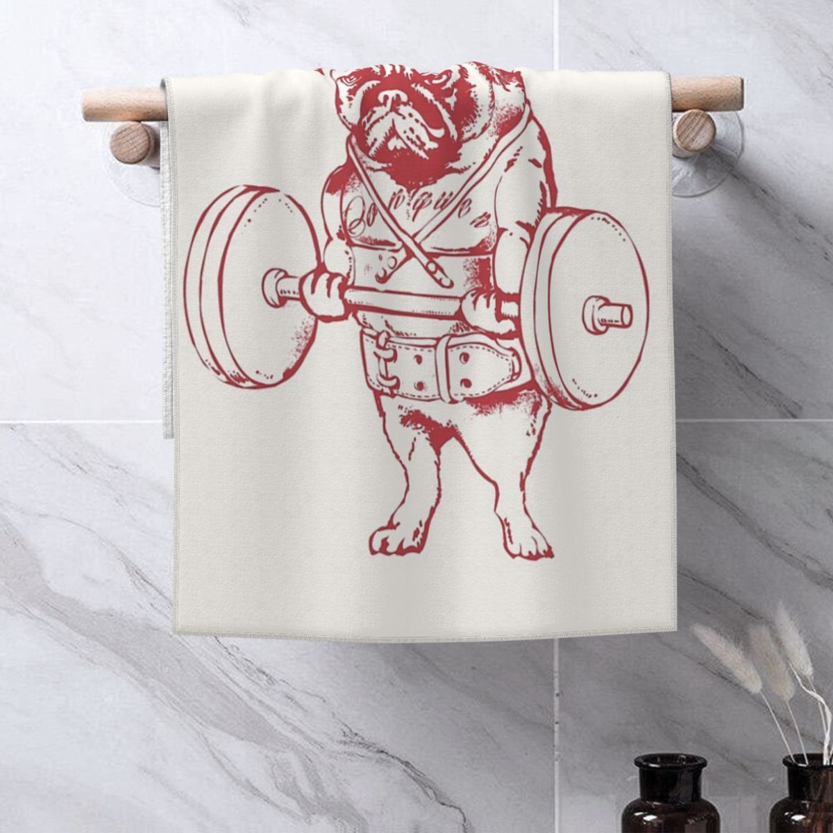 Custom Go Hard Or Go Home Pug  - Home Textiles Face Towel avis et prix